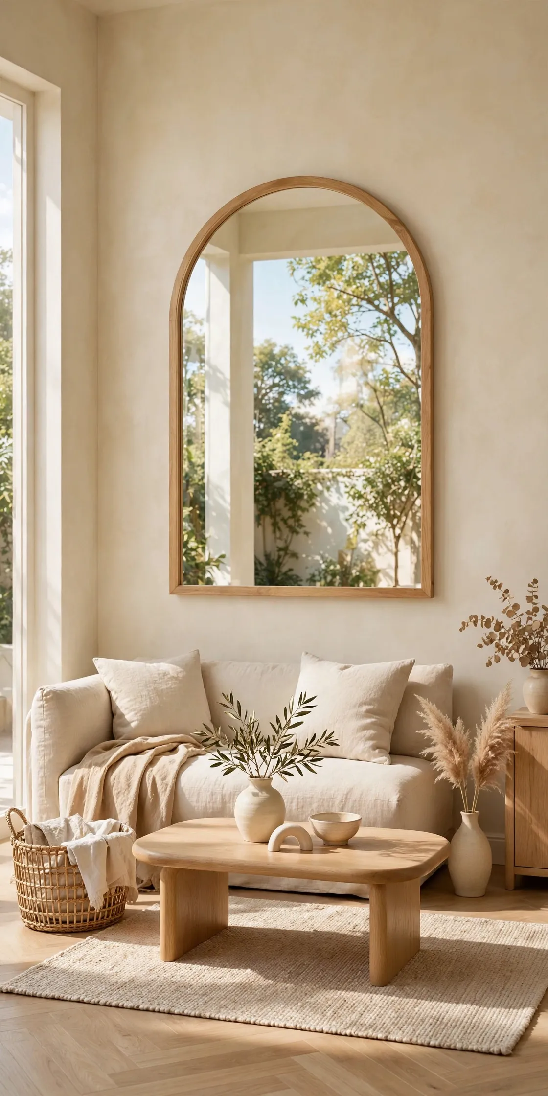 Add a Large Arched Mirror image