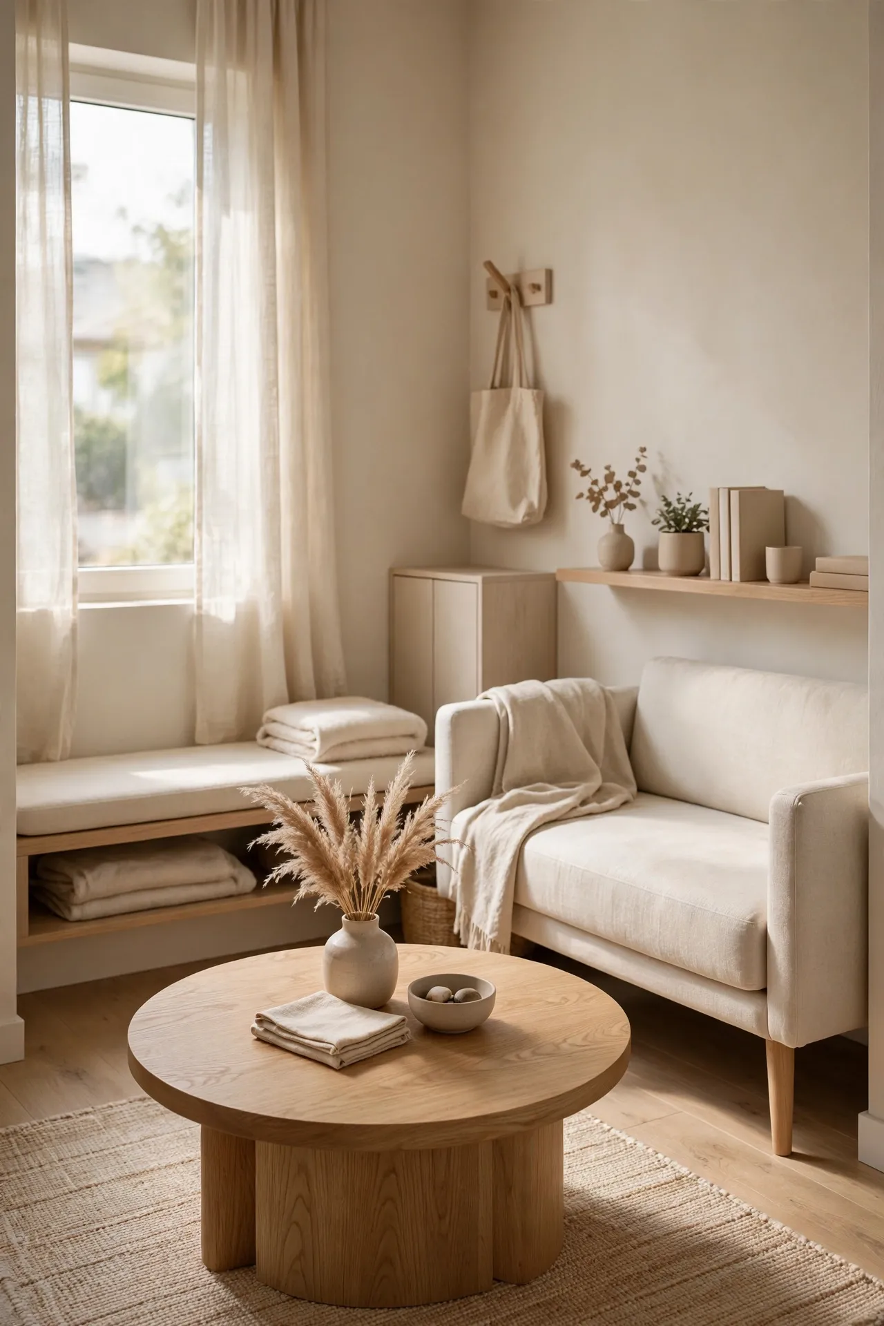 Use a Round Coffee Table image