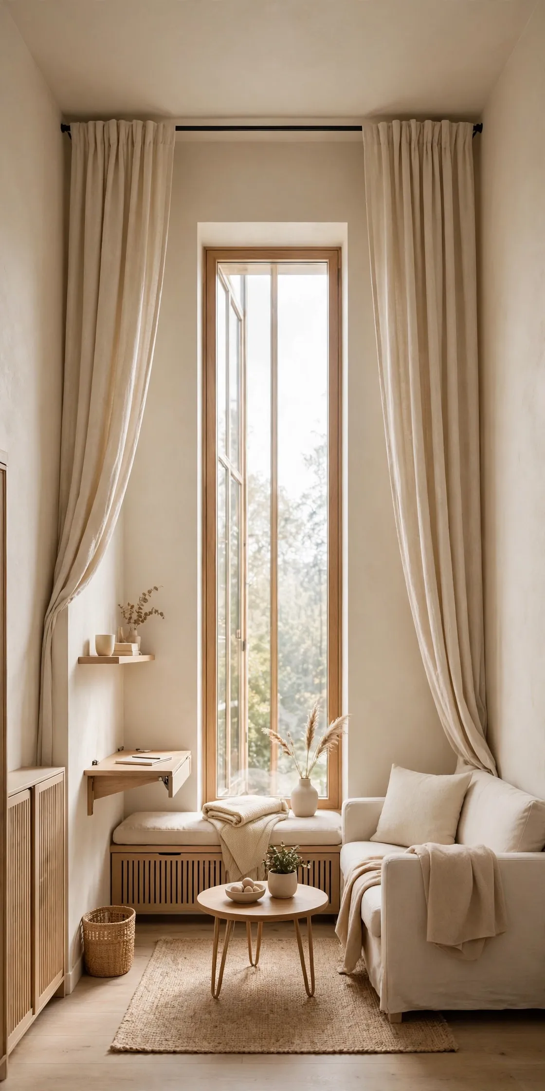 Hang Curtains High and Wide image