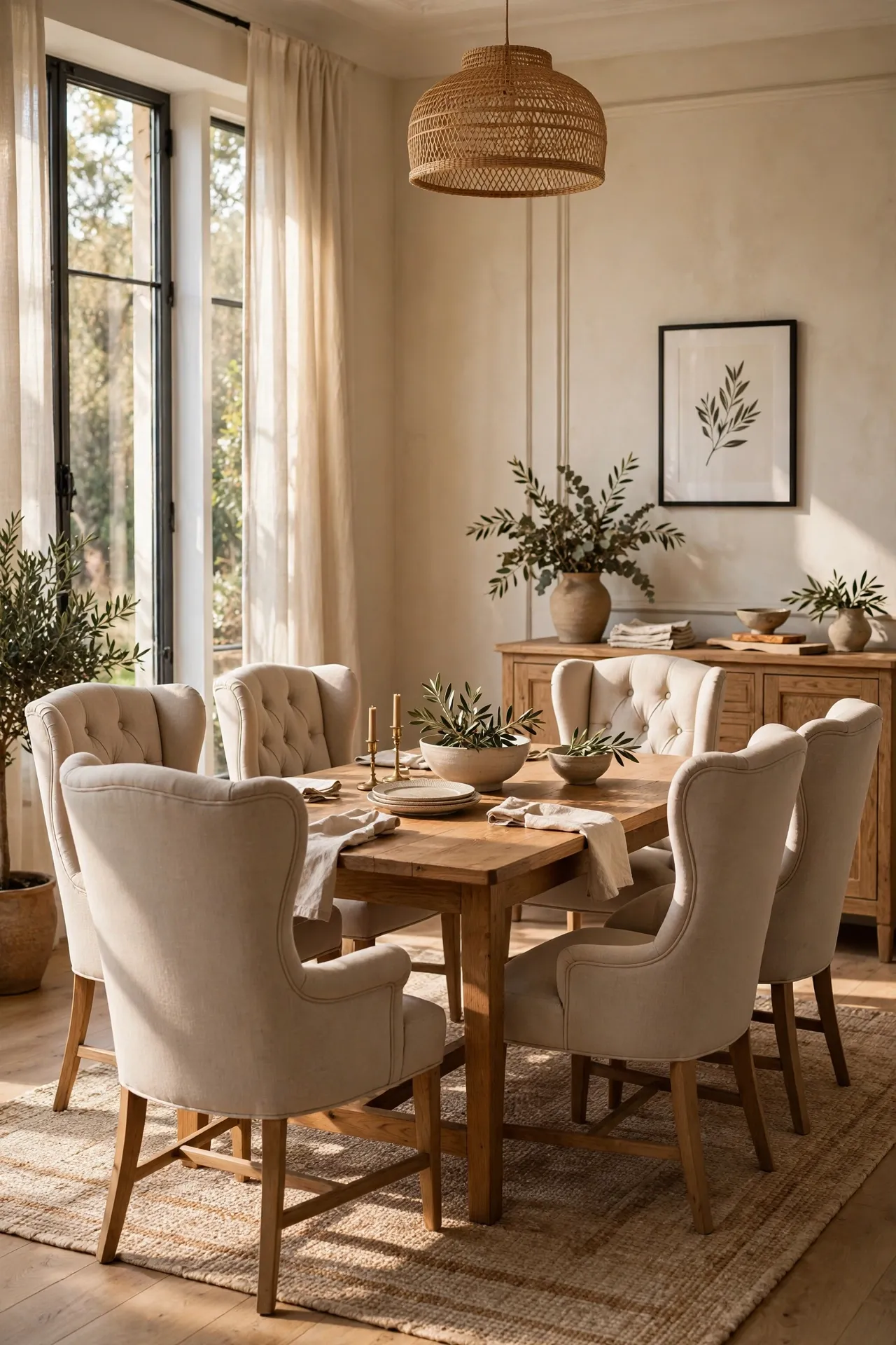 Wingback Dining Chairs image