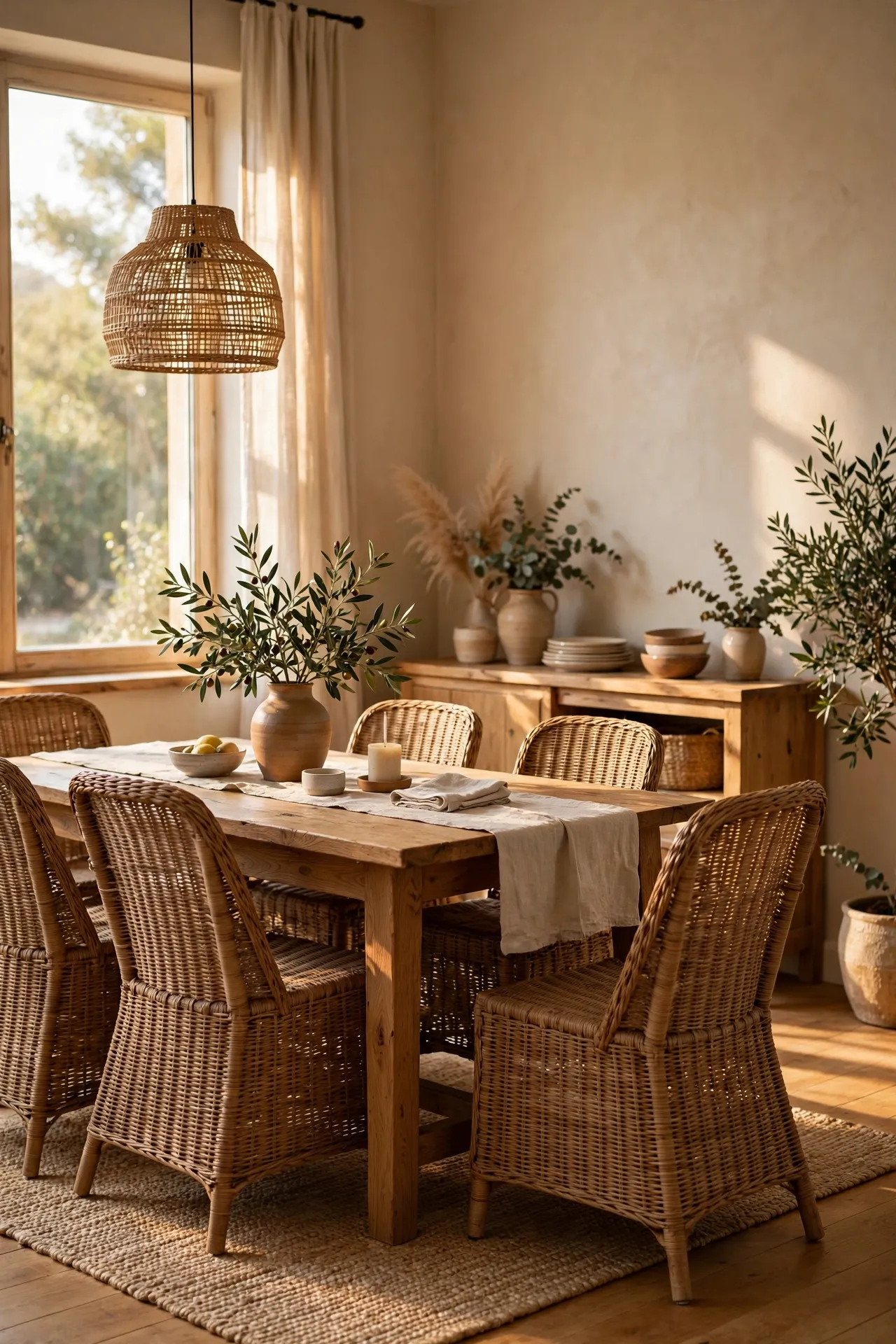 Wicker Dining Chairs image