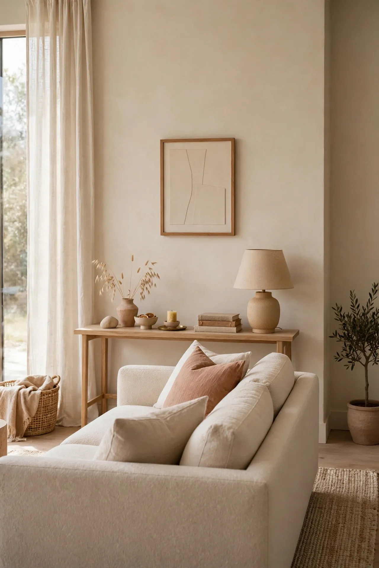 Place a Console Behind the Sofa image