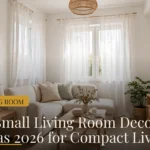 small living room decor ideas 2026 image