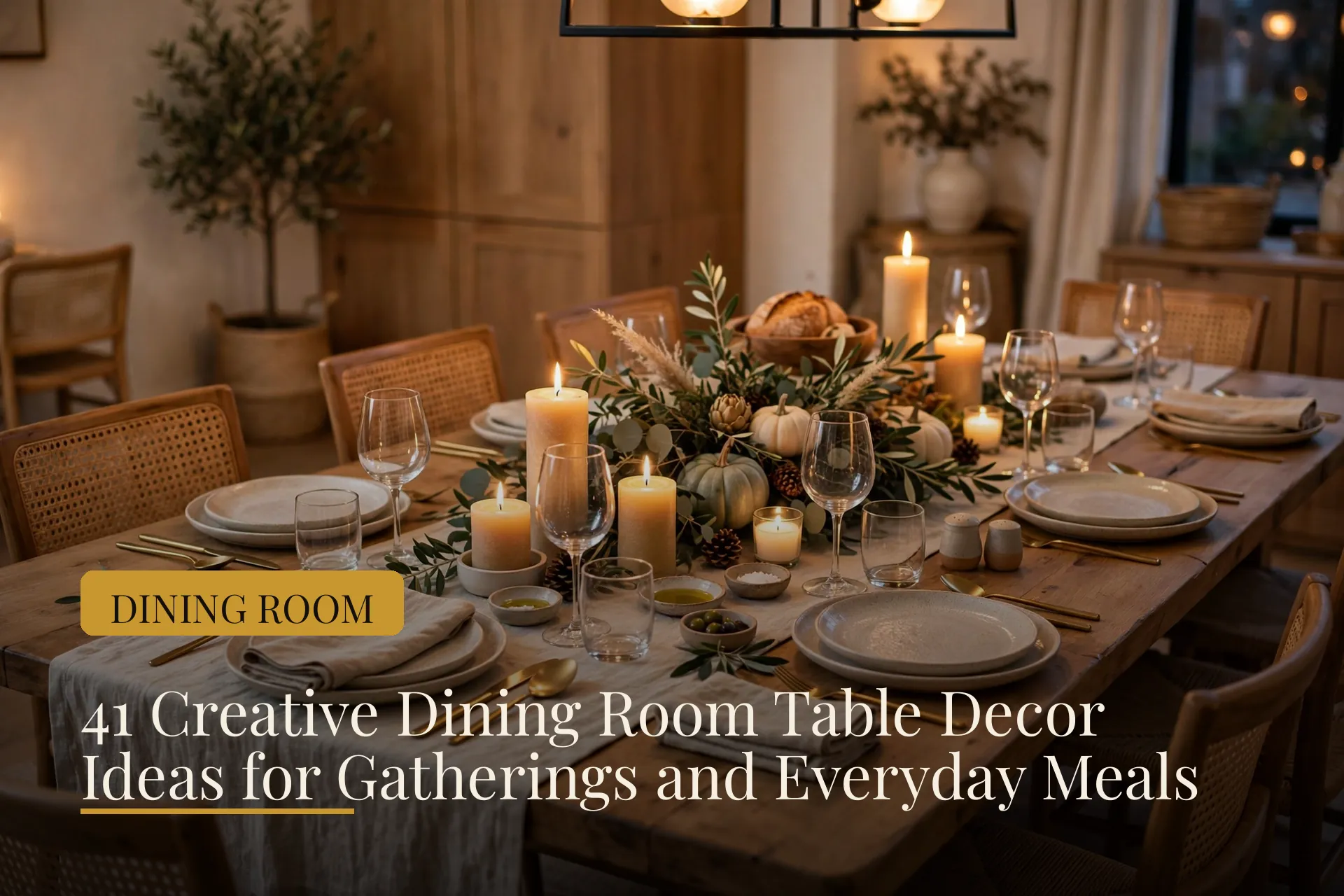 dining room table decor ideas image