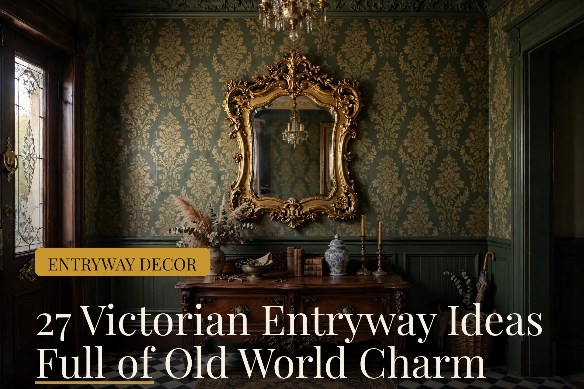 victorian entryway ideas image