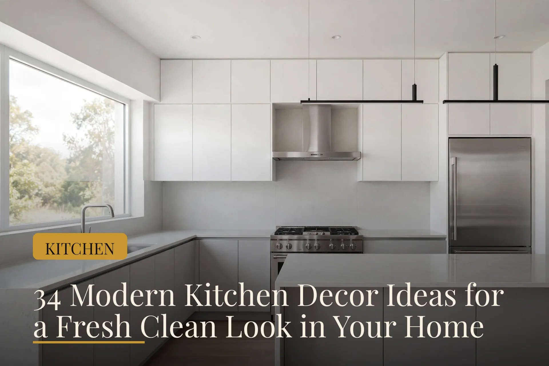 modern kitchen decor ideas image