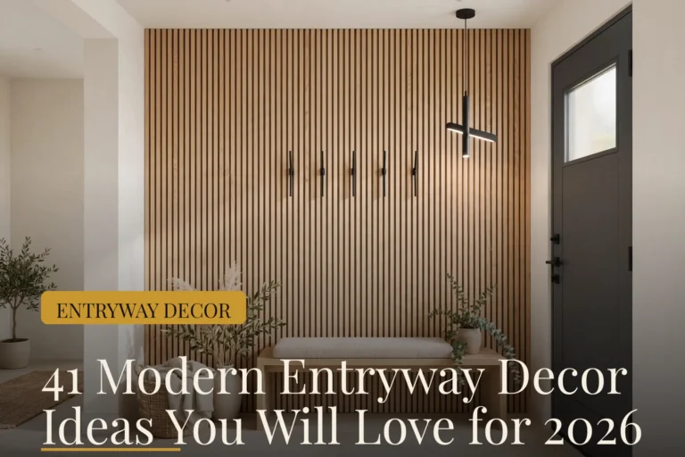 entryway decor ideas modern image