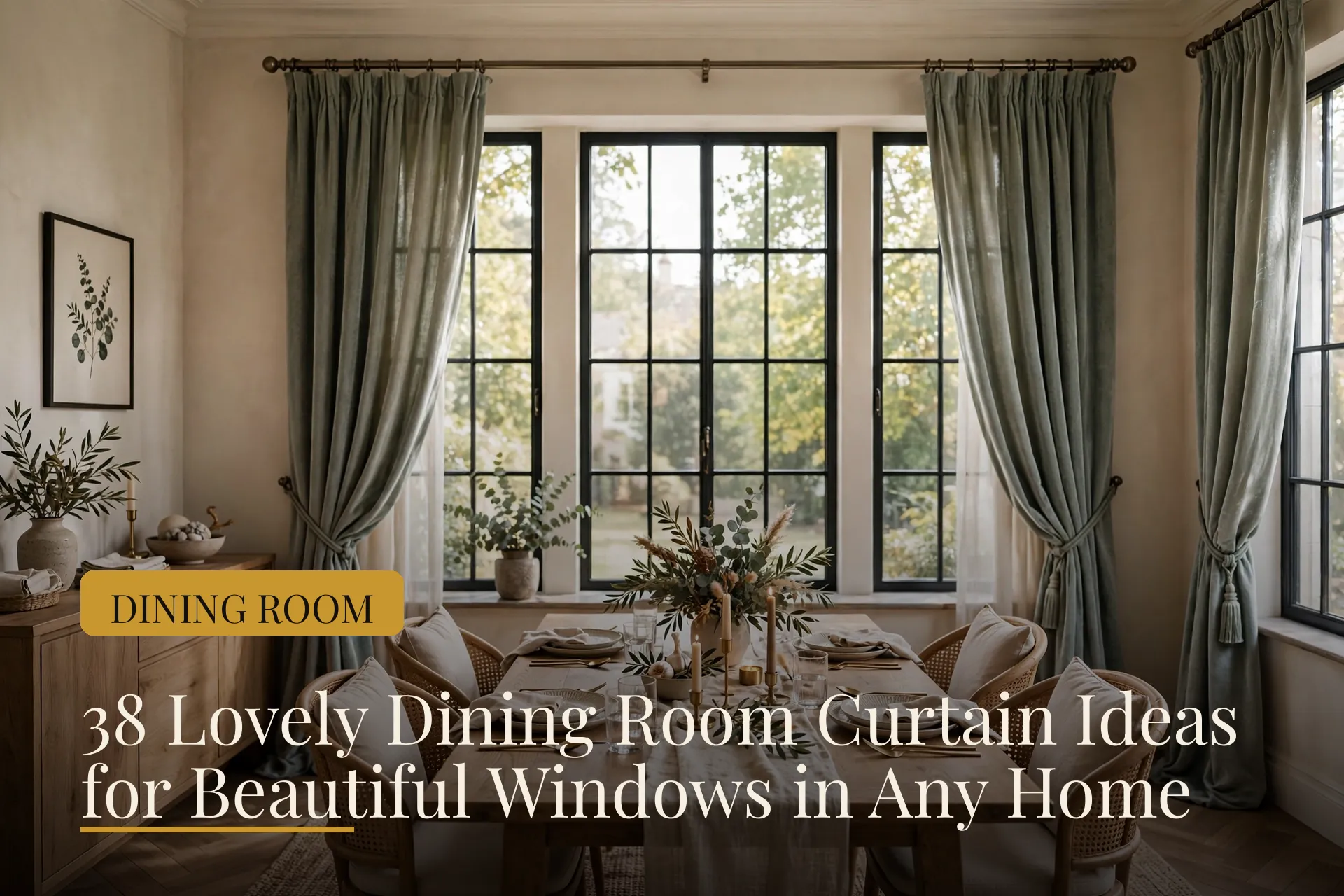 dining room curtain ideas image