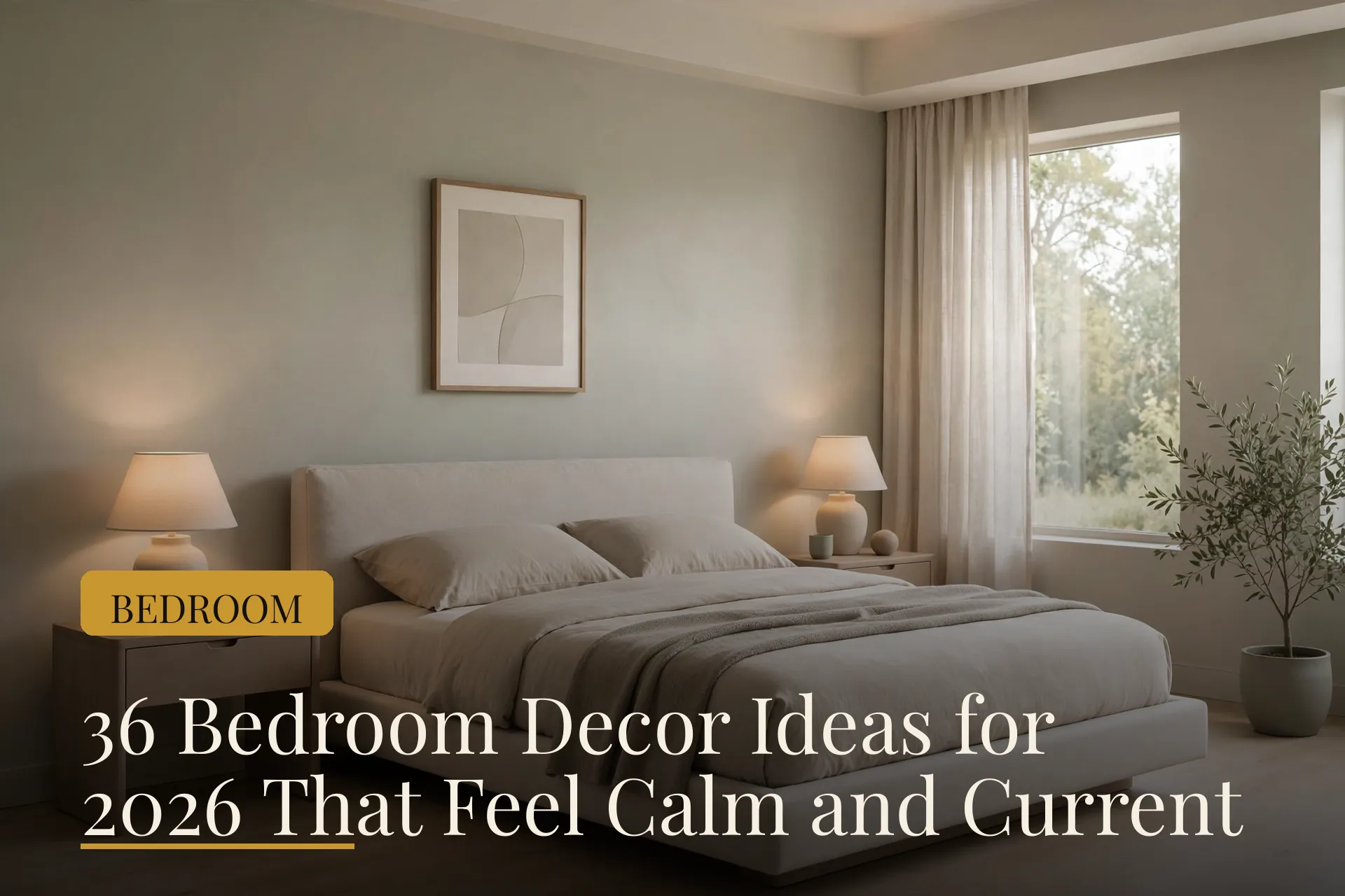 bedroom decor ideas 2026 image